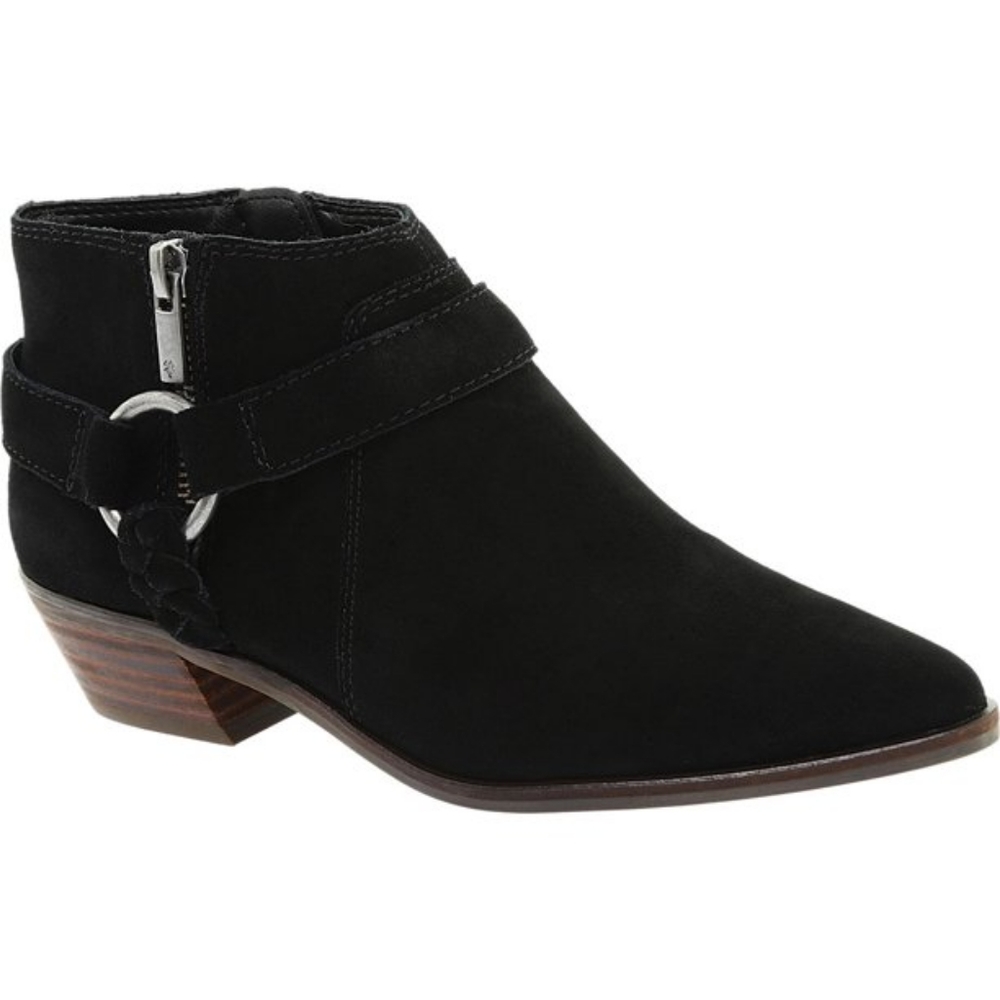 Lucky Brand Enitha Suede Harness Ankle Boots